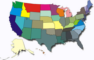 Map of USA